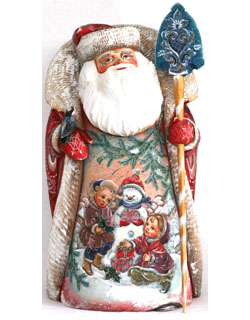 Hand carved Santa