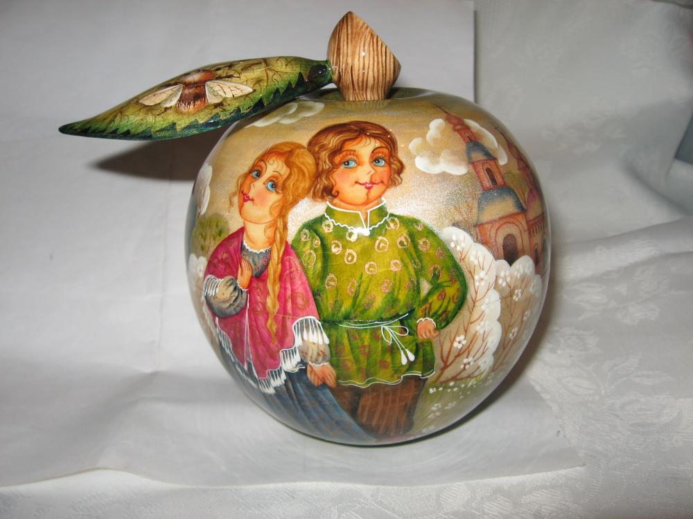 яблоко шкатулка