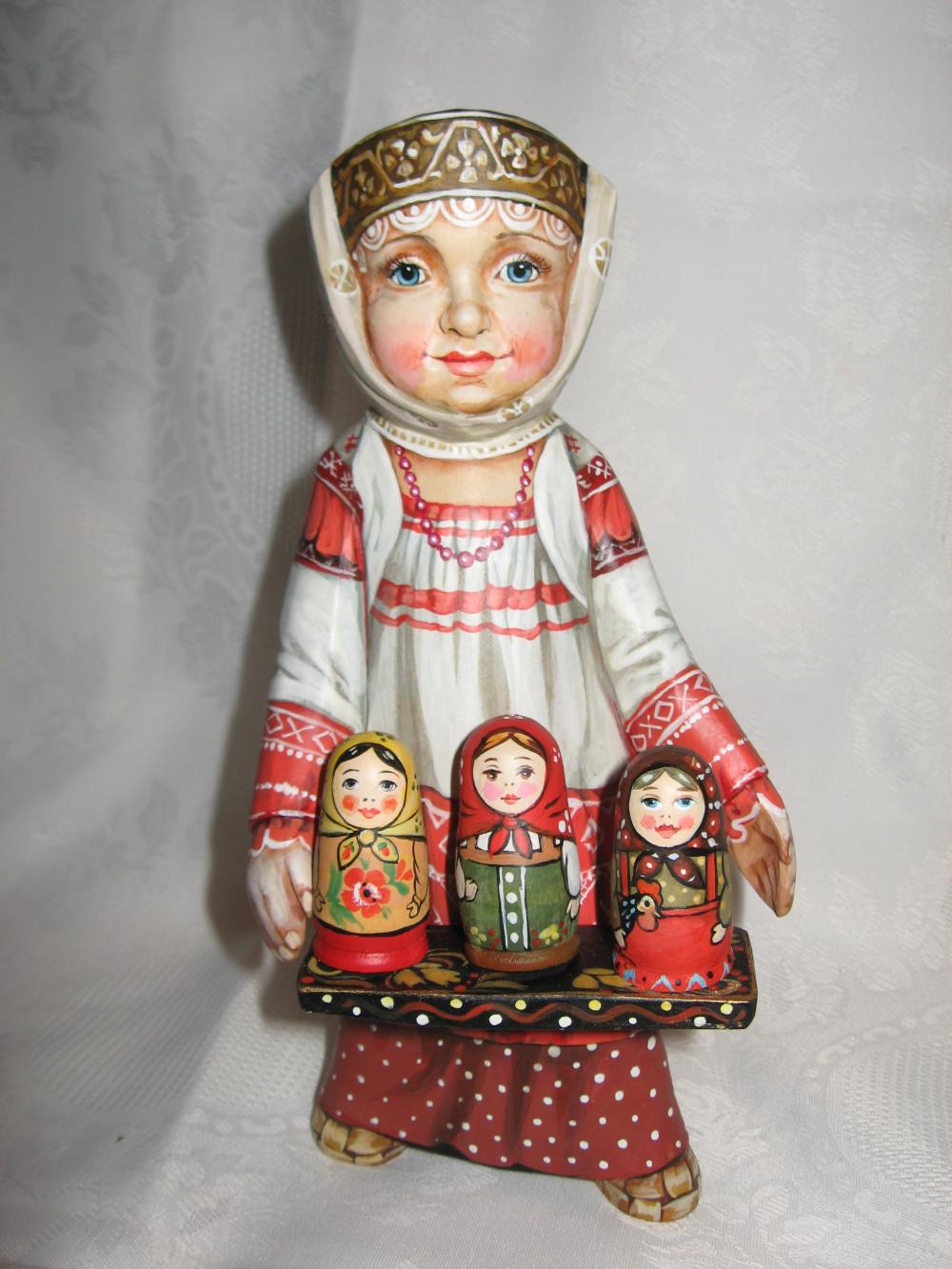 girl with matreshkas