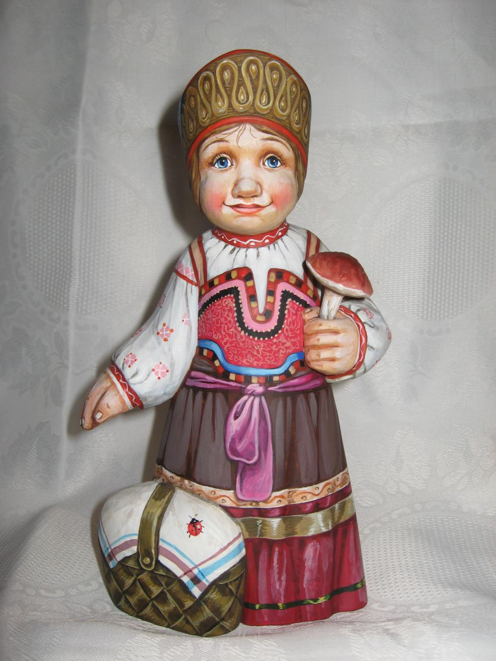 girl with mushroom