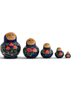 мини-матрешка 5 мест